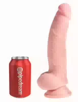 Dildo „8 Triple Density Cock With Balls“, 20 Cm