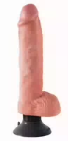Vibrator „10 Vibrating Cock With Balls“, 20,5 Cm