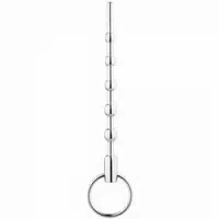 Kiotos Steel Solid Spaced Beads Penis Stick