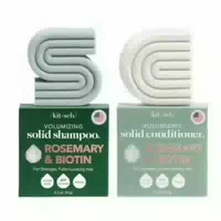 Kitsch Rosemary & Biotin Volumizing Shampoo & Conditioner Combo 91g 77g
