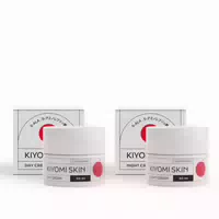 Kiyomi Skin Tages & Nachtcreme Routine Set: Schützt & Regeneriert mit 5 Ala, Hyaluron & Ceramiden