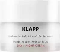Klapp, Hyaluronic Multi Level Performance Triple Action Moisturizing Day Night Cream