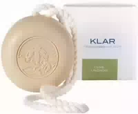 Klar Olive Lavendel Haar & Körperseife an der Kordel