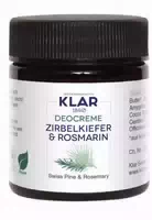 Klars Deo Creme Zirbelkiefer & Rosmarin