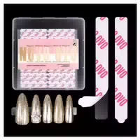 Klebelaschen Presson Easy Tear Transparent Double Sided Nail 1 st