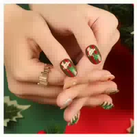 Klebenägel 24 Stück Press On Nails Frauen Geschenk m 2485 1 st