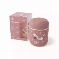 Die Kleine Isolierte Box Monbento Mb Capsule Grün Raccoon