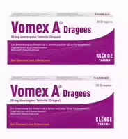 Vomex A Dragees Doppelpack Bei Übelkeit Und Erbrechen 2x20 St Überzogene Tabletten