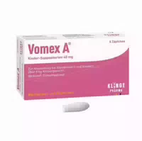 Vomex A Kinder Suppositorien 40 Mg Bei Übelkeit Und Erbrechen 10 St Kinder Suppositorien