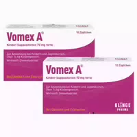 Vomex A Kinder Sup 70mg Fo 2x10 St