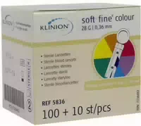 Klinion Soft Fine Colour Lanzetten 28 g 110 st Lanzetten