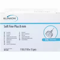 Klinion Soft Fine Plus Kanülen 8mm 31g 0,25mm