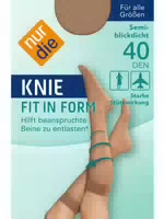 Nur die Knie Fit in Form Mandel Größe One Size