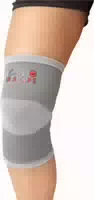 Kniestütze, Elastisch, Grau, Größe S m