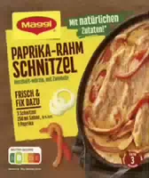 Maggi Fix für Paprika Rahm Schnitzel
