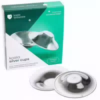 Koala Babycare Silberhütchen Standardgröße Silber Trilaminat Für Maximale Resistenz Brustwarze