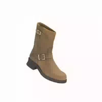 Engineer Bikerstiefel Kurz, Braun