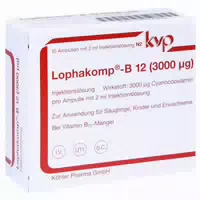 Lophakomp B12 3 000 Μg Injektionslösung 20x2 Ml Injektionslösung