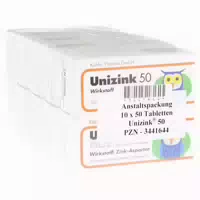 Unizink 50 100 St Tabletten Magensaftresistent