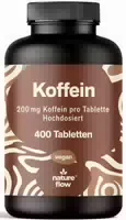 Koffein Hochdosiert 400 Tabletten 13 Monate Vorrat Nature Flow
