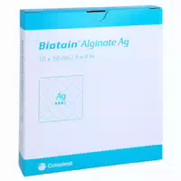 Biatain Alginate Ag Kompressen 10x10 Cm 10 St