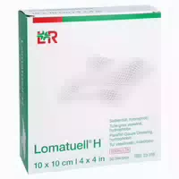 Lomatuell H Salbentüll 10x10 cm Steril 50 st