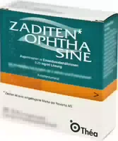 Zaditen Ophtha Sine 0,25mg Ml 50 St Einzeldosispipetten