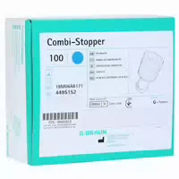 B Braun Combi Stopper Verschlusskonen Blau