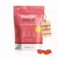 Marble Astaxanthin – Natürliches Carotinoid Aus Der Mikroalge Haematococcus Pluvialis 120 St