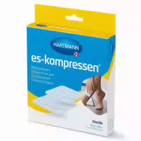 Es Kompressen Steril 10 X 10 cm 17 Fädig