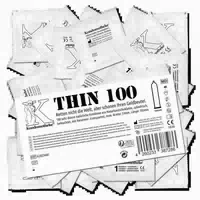 «thin» Dünne Kondome, 53 Mm, Vegan, 100 Stück 100 Kondome 100 st