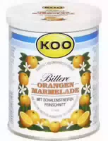 Koo Bittere Orangen Marmelade mit Schalenstreifen