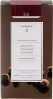 Korres Arganöl Hochentwickelte Haarcoloration Hellbraun Rot 5 6
