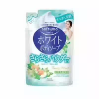 Kose Softymo White Body Soap Refill 420ml Smooth Powder Fruity Mint