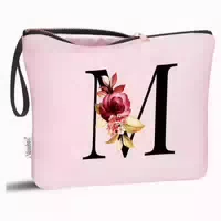 Kosmetiktasche Personalisierte Az Frauen Brautjungfern Pink 1 st