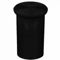 Krückenkapsel 18 mm Damen Schwarz 1 st