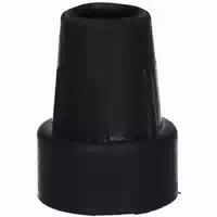 Krückenkapseln für Unterarmstütze Gr 18 19 mm Schwarz