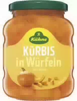 Kühne Kürbis in Stückchen