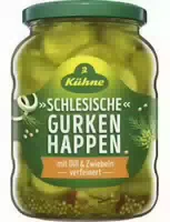Kühne Schlesische Gurkenhappen