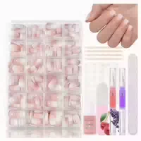 Künstliche Nägel Press On 360 Stück Gradient Oval 1 ml 1er 1 st