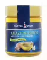 Küstengold Akazien Honig mit Frühjahrstracht