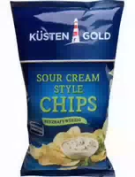 Küstengold Chips Sour Cream Style Herzhaft Würzig