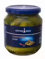 Küstengold Cornichons Scharf