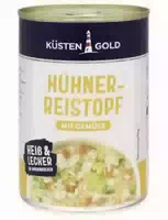 Küstengold Hühner Reistopf mit Gemüse