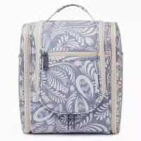 Kosmetiktasche Damen Schminktasche Kulturbeutel Blaues Blatt 1 st