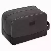 Herren Reise Kulturtasche Wasserabweisendes Dopp Kit Schwarz 1 st