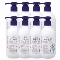 Kumano Cosme Reihaku Hatomugi Uv Care & Moisturizing The Uv Milky Gel Spf50＋ Pa 80g