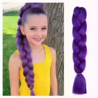 Kunsthaar Lila 24zoll Pre Stretched Jumbo Braids A35# Lila 1 1 st