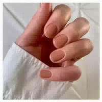 Künstliche Fingernägel Kurz Square Magnetic Nagelkleber Ca B 1 st