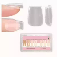 Kunstnägel Nail Tips Press On No Short Coffin Clear Extra Th 1 st